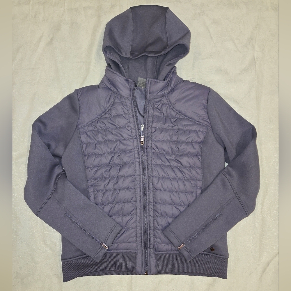 CALIA by Carrie Underwood Women's Lavender Hooded Hybrid Jacket